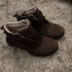 Weebok Dark Brown Boys Boots